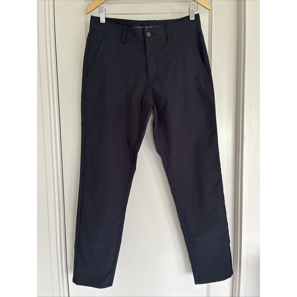 Marcus Pierce Pants Mens 30x30 Navy Blue Chino Performance Golf Poly Straight